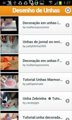 Desenhos de Unhas android App screenshot 7